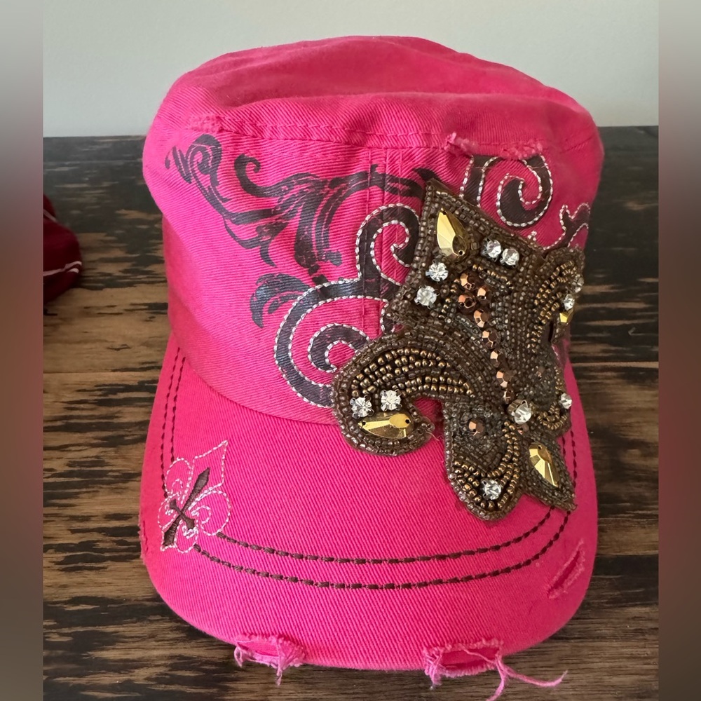 KBETHOS Pink Embellished Hat